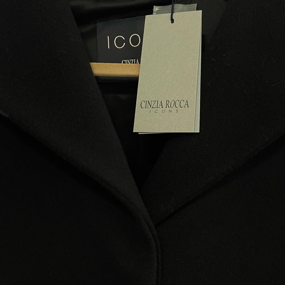 CINZIA ROCCA Wool-Blend Coat - Picture 4 of 5